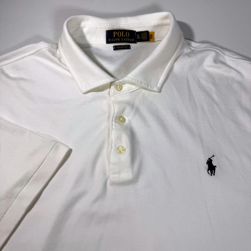 Polo Ralph Lauren Mens XL Classic Fit Cotton Short‎ Sleeve Polo Shirt